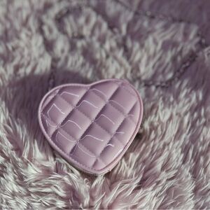 Pink Heart-Shaped Bag